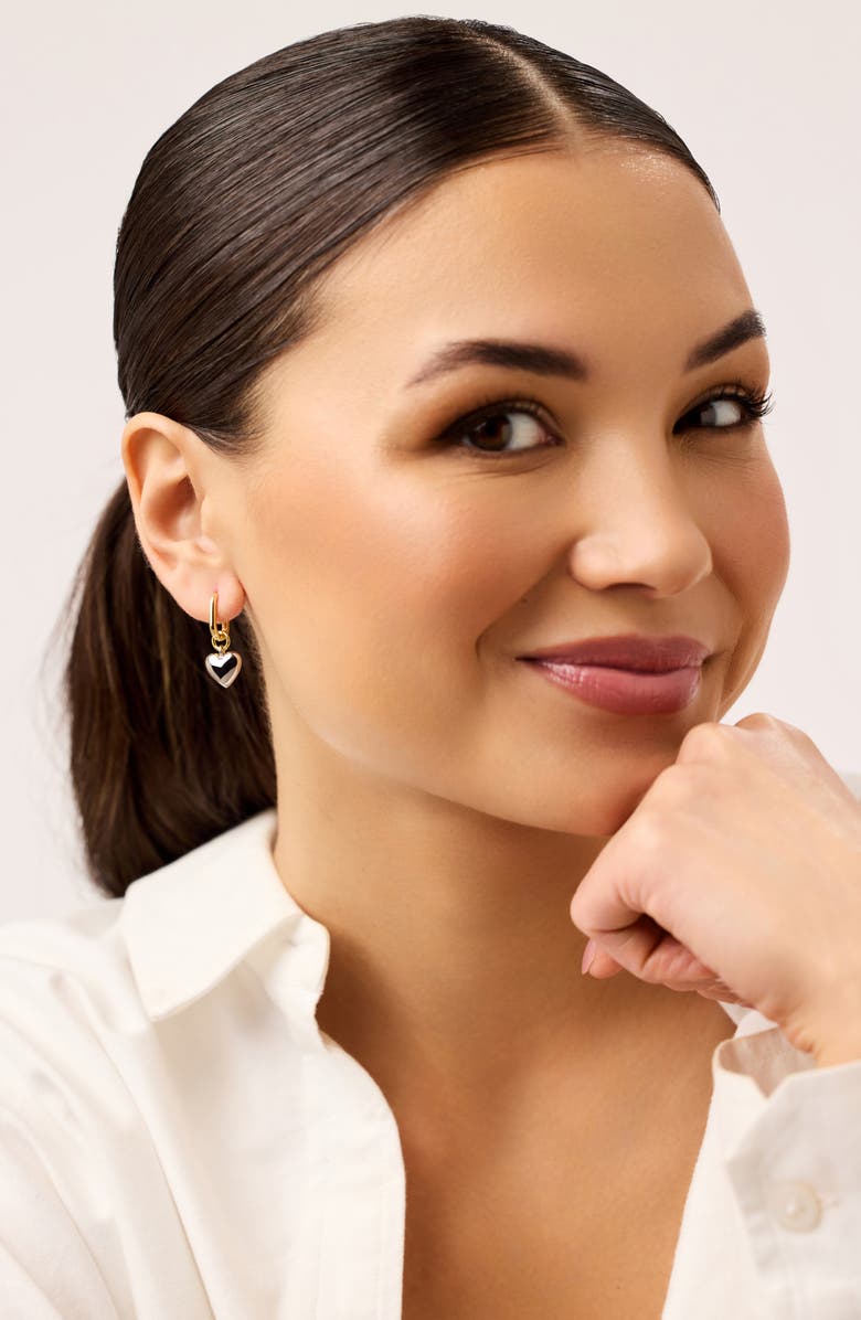 Ana Luisa Heart Earrings - Wesley, Alternate, color, Gold