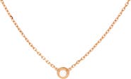 Pre-Owned Cartier Cartier D'Amour Pendant Necklace 18K Rose Gold with Diamond XS