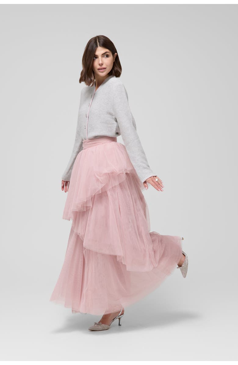 Le Fafo Lolia Skirt, Alternate, color, Light Pink