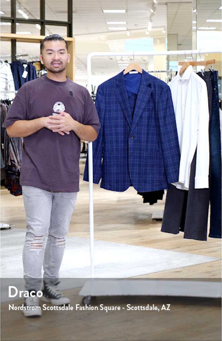 Mazara Plaid Wool Sport Coat, sales video thumbnail