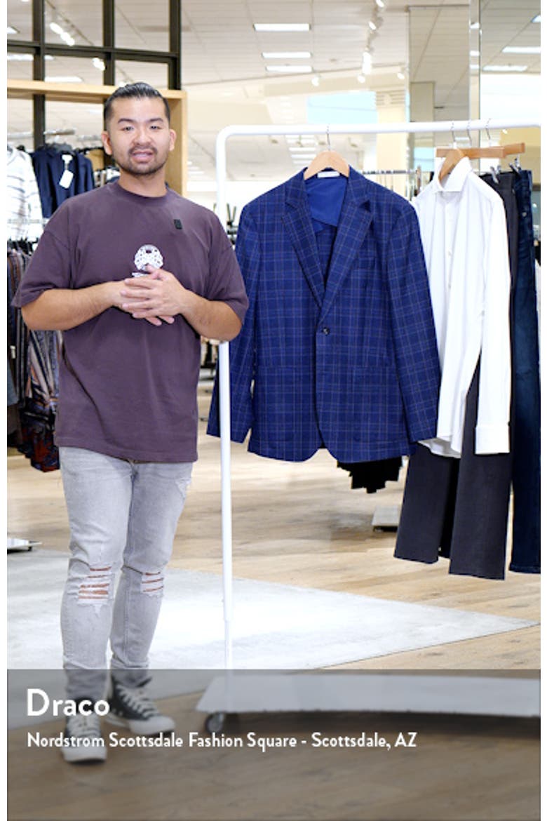 Mazara Plaid Wool Sport Coat video