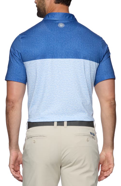 FLAG AND ANTHEM FLAG AND ANTHEM LINDALE CHEST STRIPE PERFORMANCE POLO 
