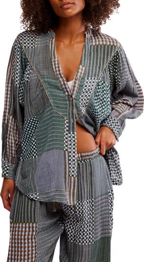 Night After Night Cotton Button-Up Pajama Shirt