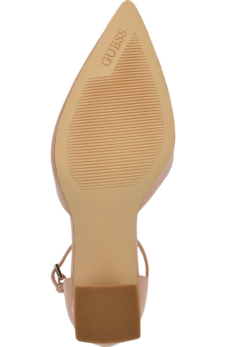 GUESS Barsyn Pointed Toe Ankle Strap Pump, Alternate, color,