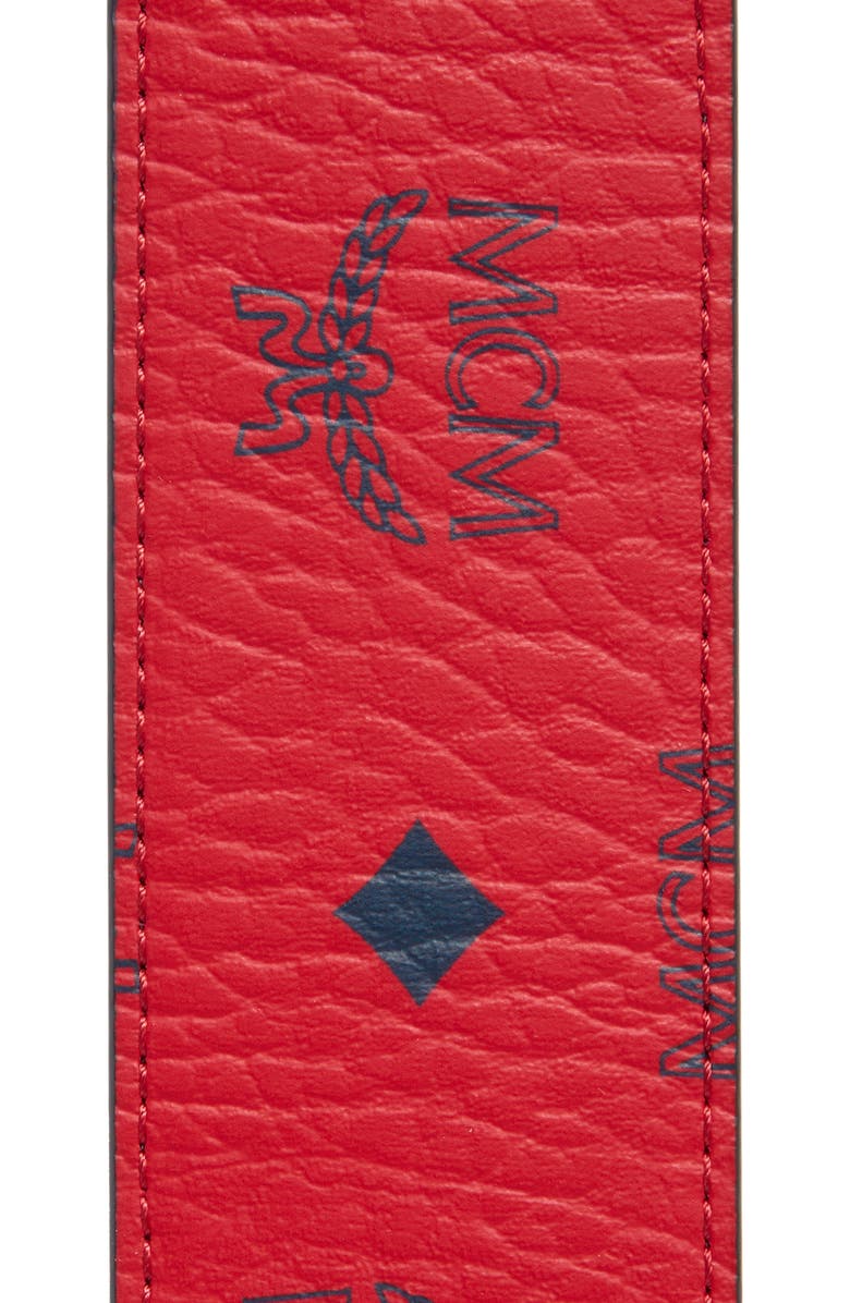 MCM Claus Reversible Cut-to-Size Belt, Alternate, color, Candy Red