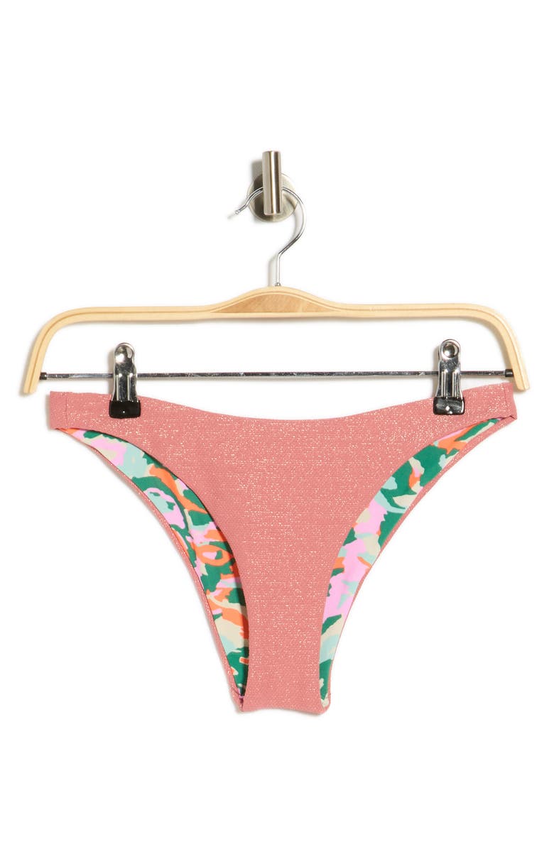 Maaji Sublimity Reversible Bikini Bottoms, Main, color, Pink