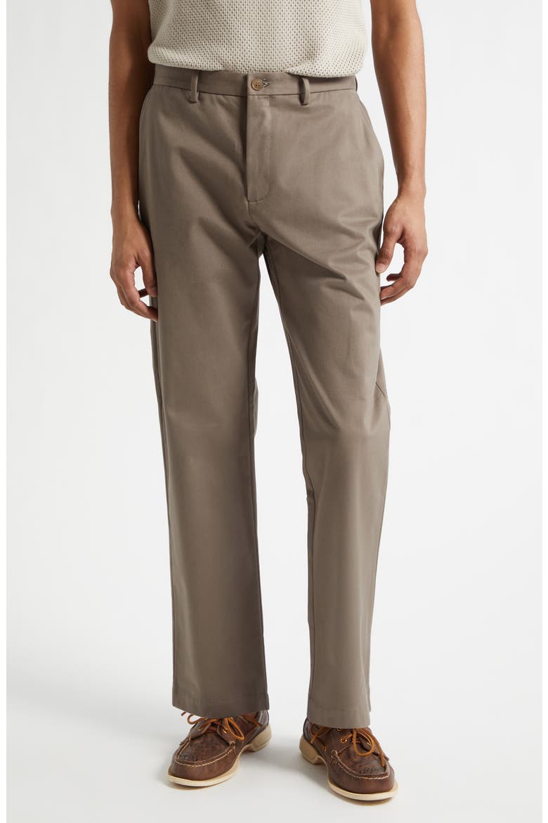Cotton Drill Trousers, Main, color, DARK STONE