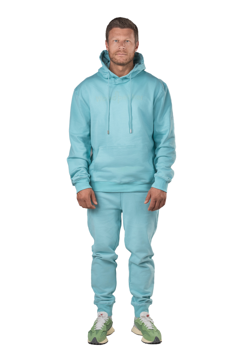 Unisex Cotton Sweatsuit, Main, color, Sea Foam