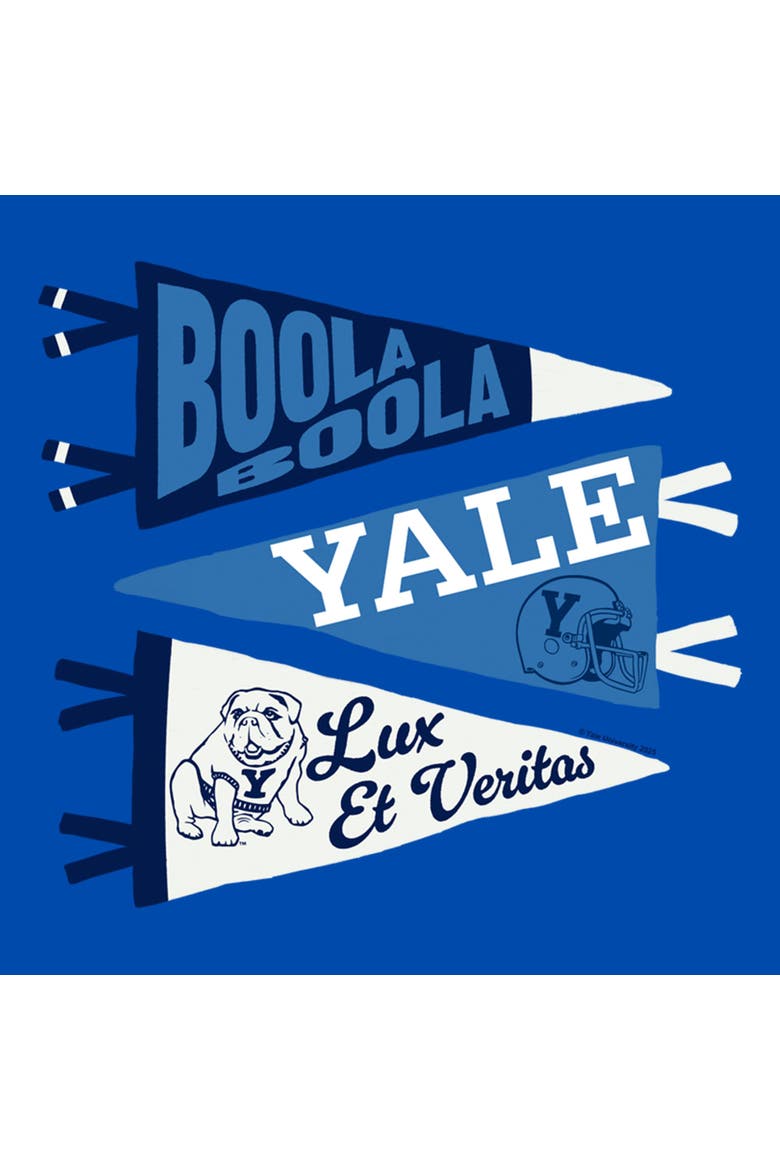 Boy's Yale University Pennant Stack  Graphic T-Shirt, Alternate, color, Royal Blue