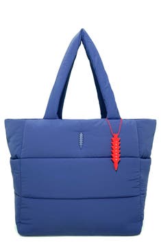 Quinn Quilted Nylon Tote Bag