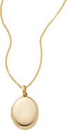 MADE BY MARY Mini Oval Locket Necklace