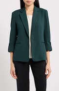 AK ANNE KLEIN One-Button Blazer