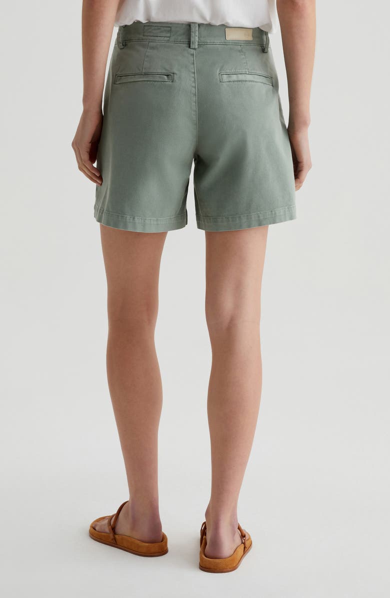 AG Jude Stretch Twill Shorts, Alternate, color, Sulfur Matcha Latte