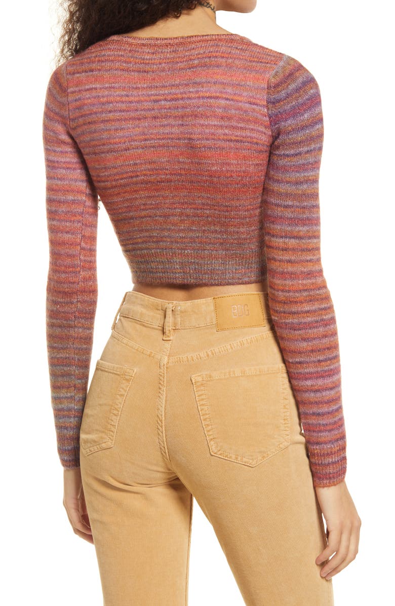 BDG Urban Outfitters Scoop Neck Crop Cardigan, Alternate, color, 