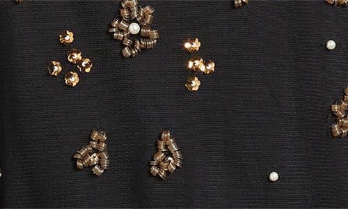 Farm Rio Embroidered Tulle Overlay Minidress In Animal Print