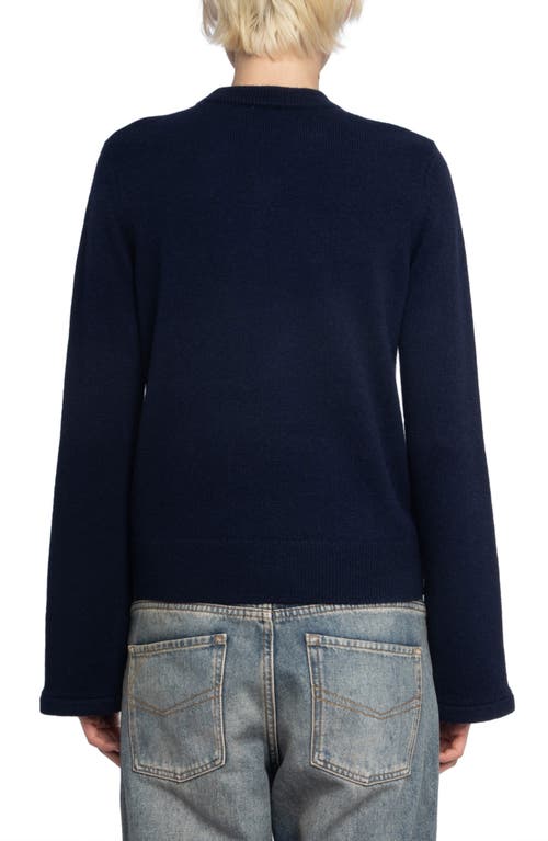 Zadig & Voltaire Button-detail Jumper In Blue