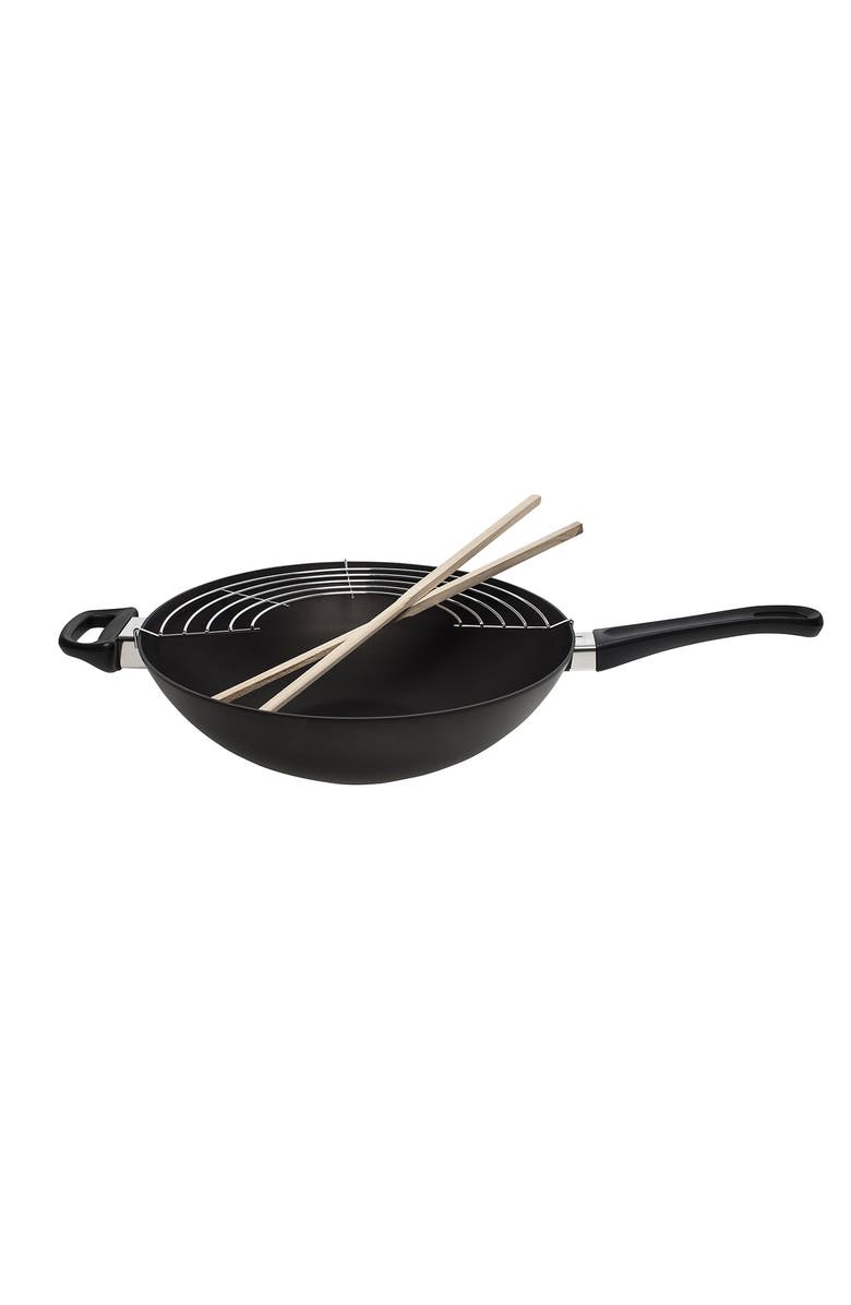 Scanpan Classic 12.5 Inch Wok, Main, color, Black