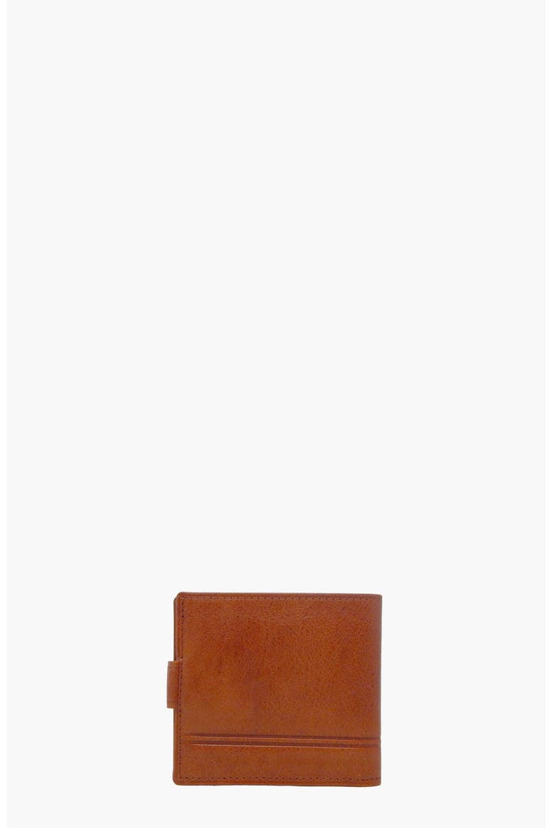 Gentleman Bifold Leather Wallet 516, Alternate, color, Camel Brown