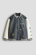 H&M Motif-detail Baseball Jacket