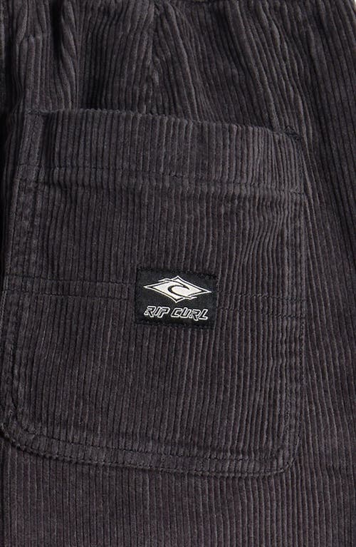 Rip Curl Kids' Surf Corduroy Pants In Black