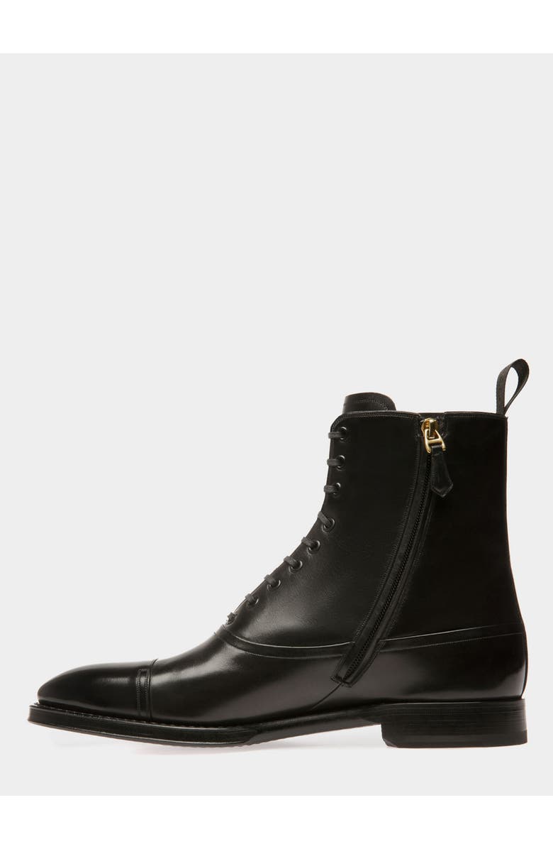 Bally Scribe Booties In Calf Leather, Alternate, color, Black