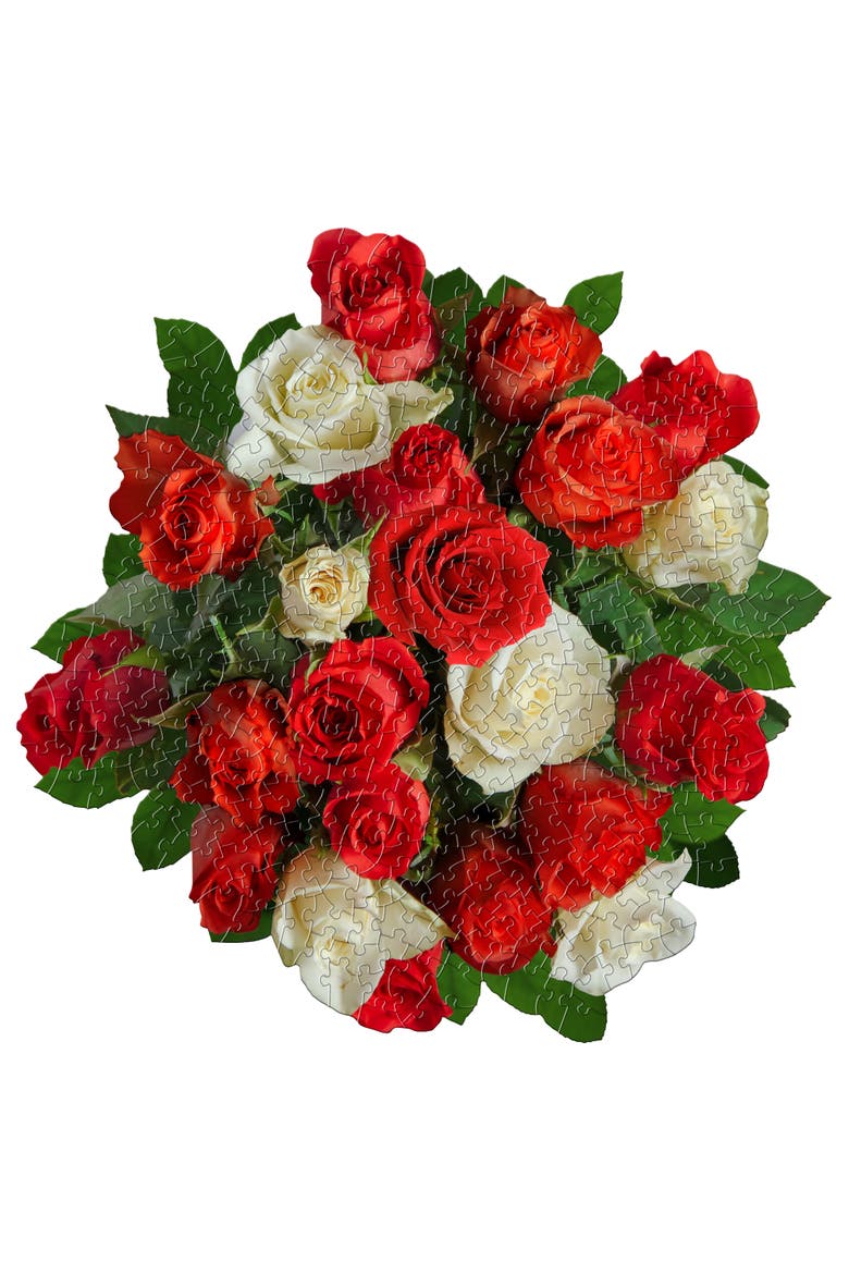 ROSE 350 Piece Jigsaw Puzzle, Alternate, color, Multicolored