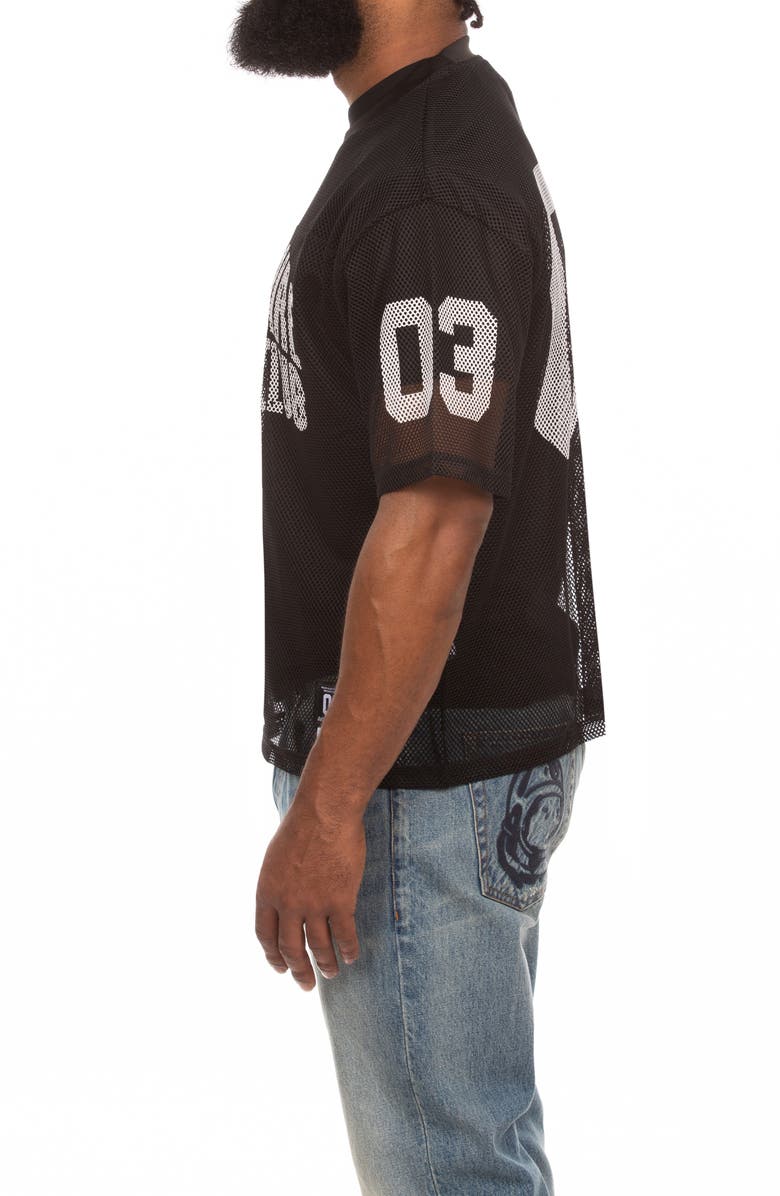 Billionaire Boys Club Varsity Mesh Graphic T-Shirt, Alternate, color, Black