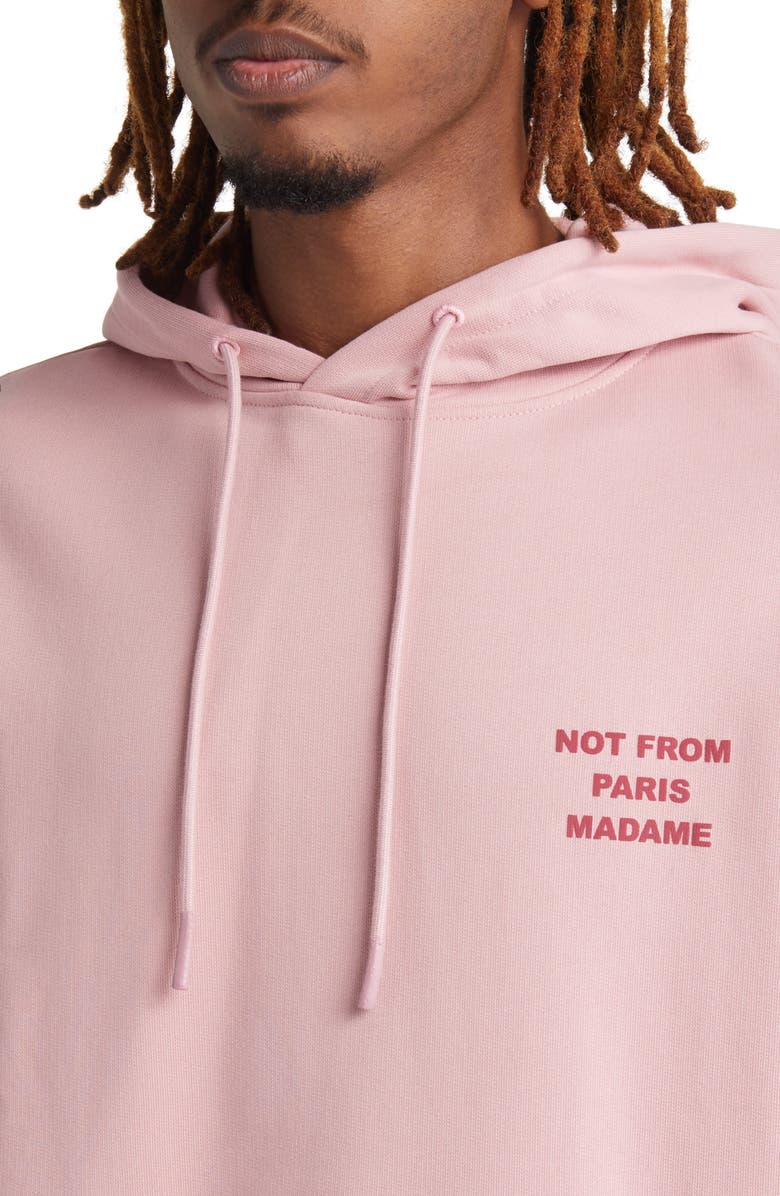 Drôle de Monsieur Le Slogan Logo Embroidered Graphic Hoodie, Alternate, color,