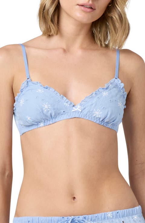 Eyelet Cotton Bralette