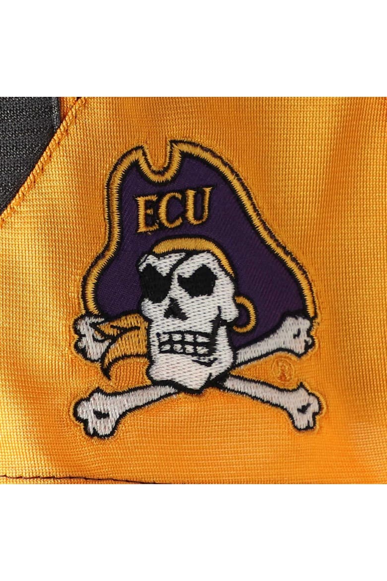Men's Colosseum Charcoal ECU Pirates Turnover Team Shorts, Alternate, color, Charcoal