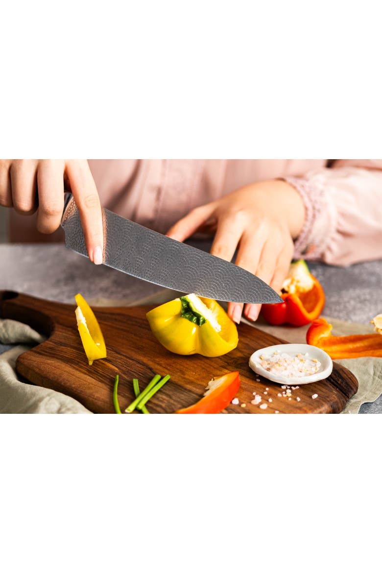 LE CONNOISSEUR™ 8in Chef's Knife, Alternate, color, Silver