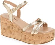 Cordani Jaiden Ankle Strap Platform Wedge Sandal