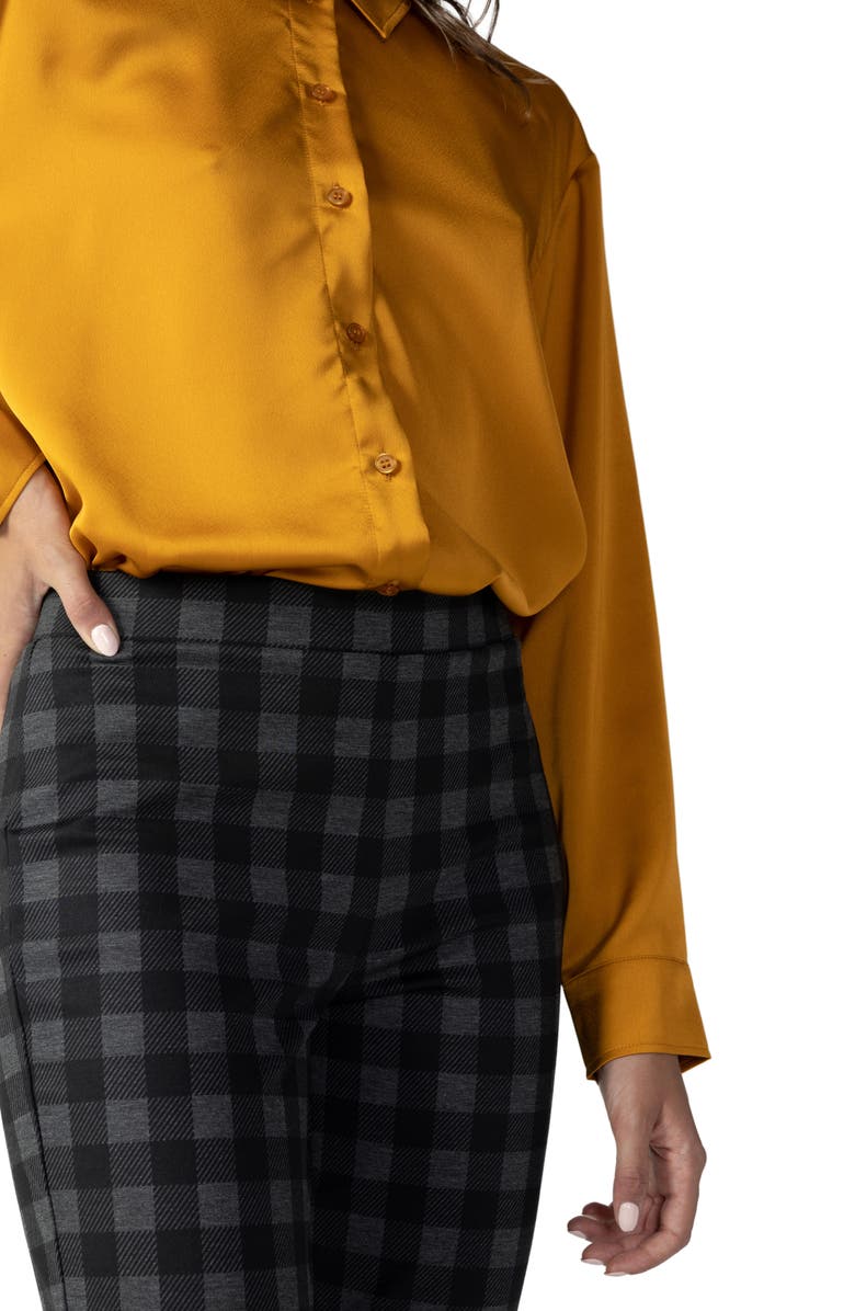 Sanctuary Oversize Satin Button-Up Shirt, Alternate, color,