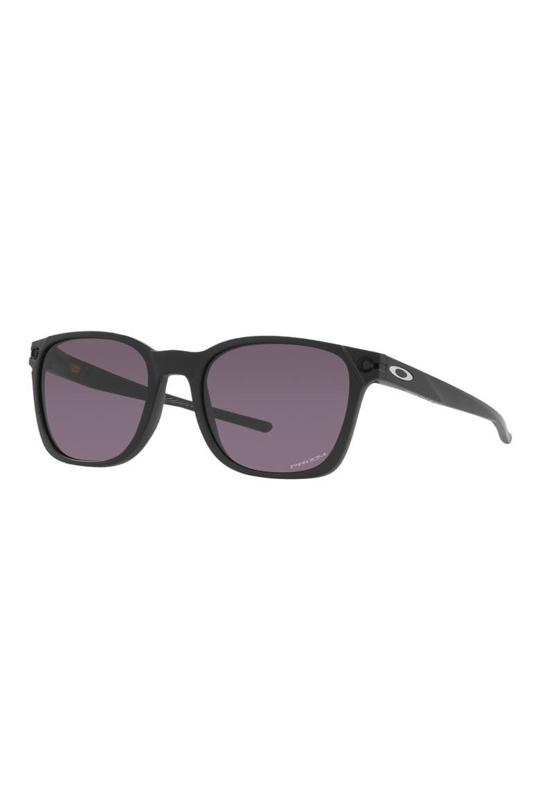 Oakely Prizm™ 55mm Sunglasses, Alternate, color, MATTE BLACK/ PRIZM GREY