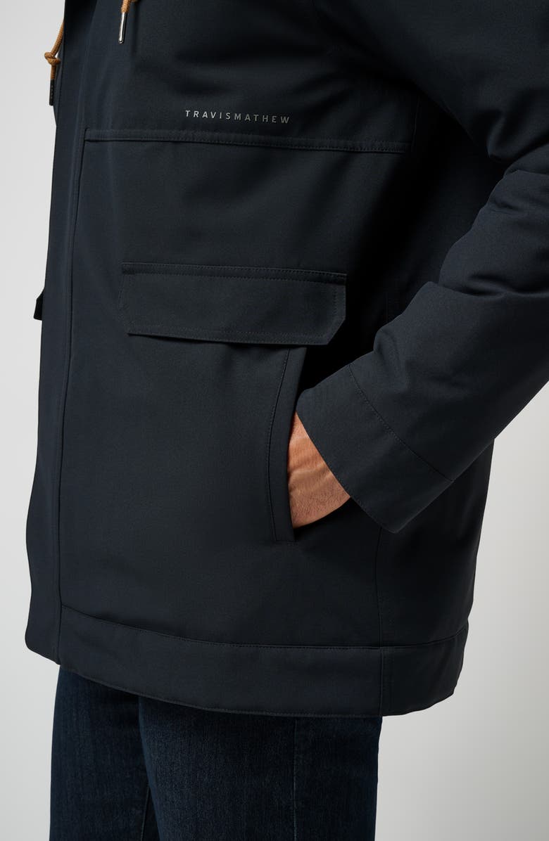 TravisMathew Mountain Pass Waterproof Jacket, Alternate, color, Black