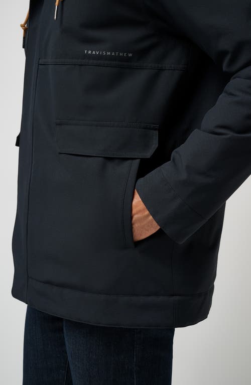 Travismathew Mountain Pass Waterproof Jacket In Black