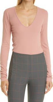 rag & bone Zoe Deep V-Neck Top
