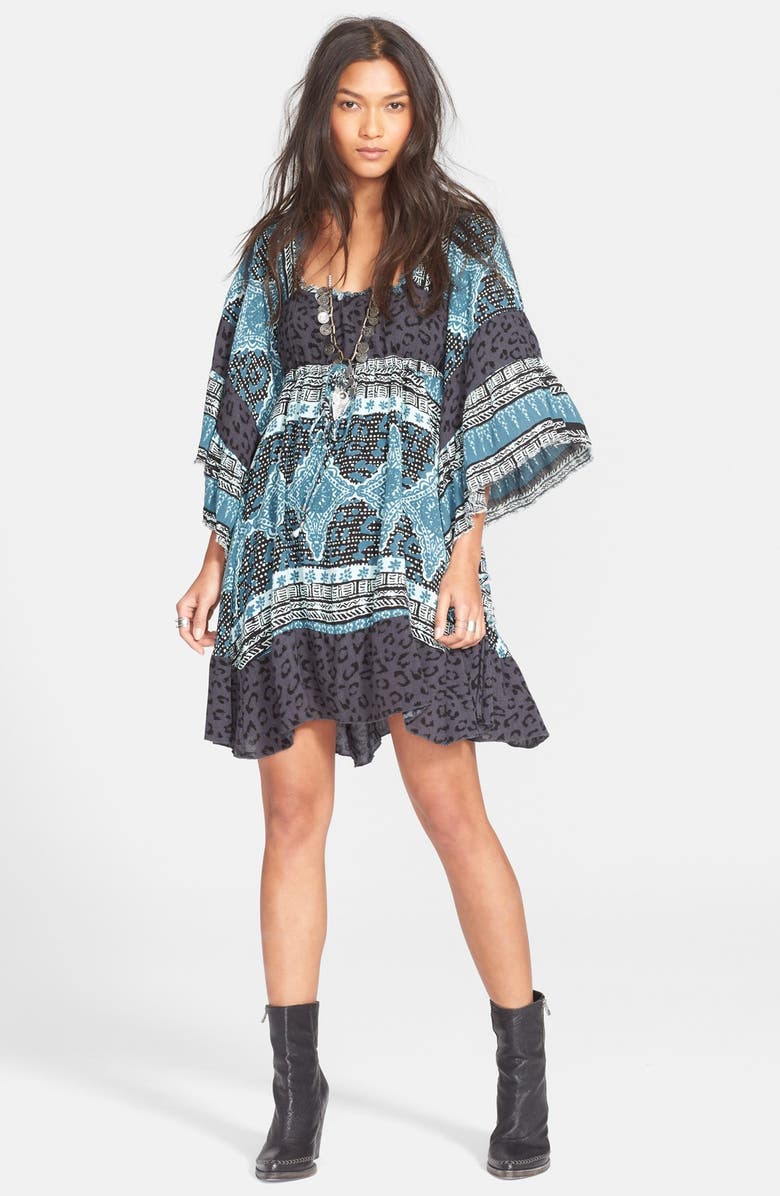 Free People 'Hearts of Gold' Babydoll Dress, Main, color, 