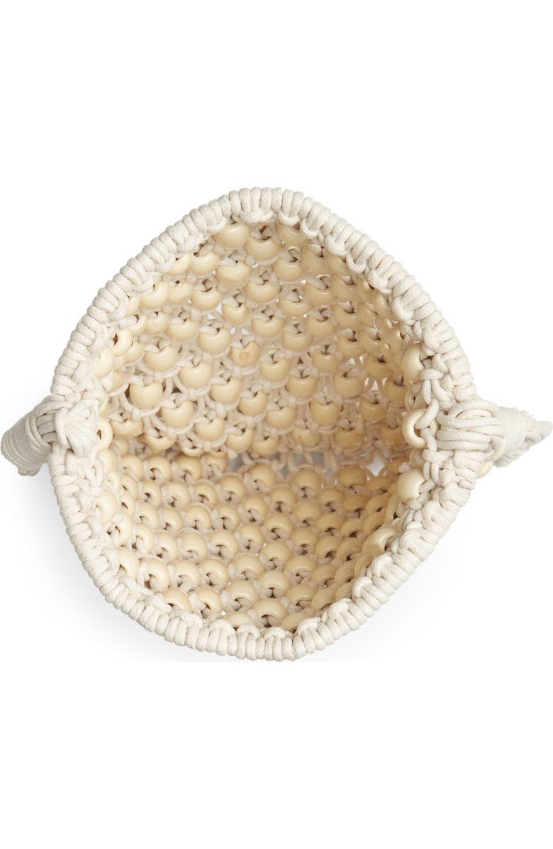 Mali + Lili Minka Beaded Macramé Crossbody Bag, Alternate, color,