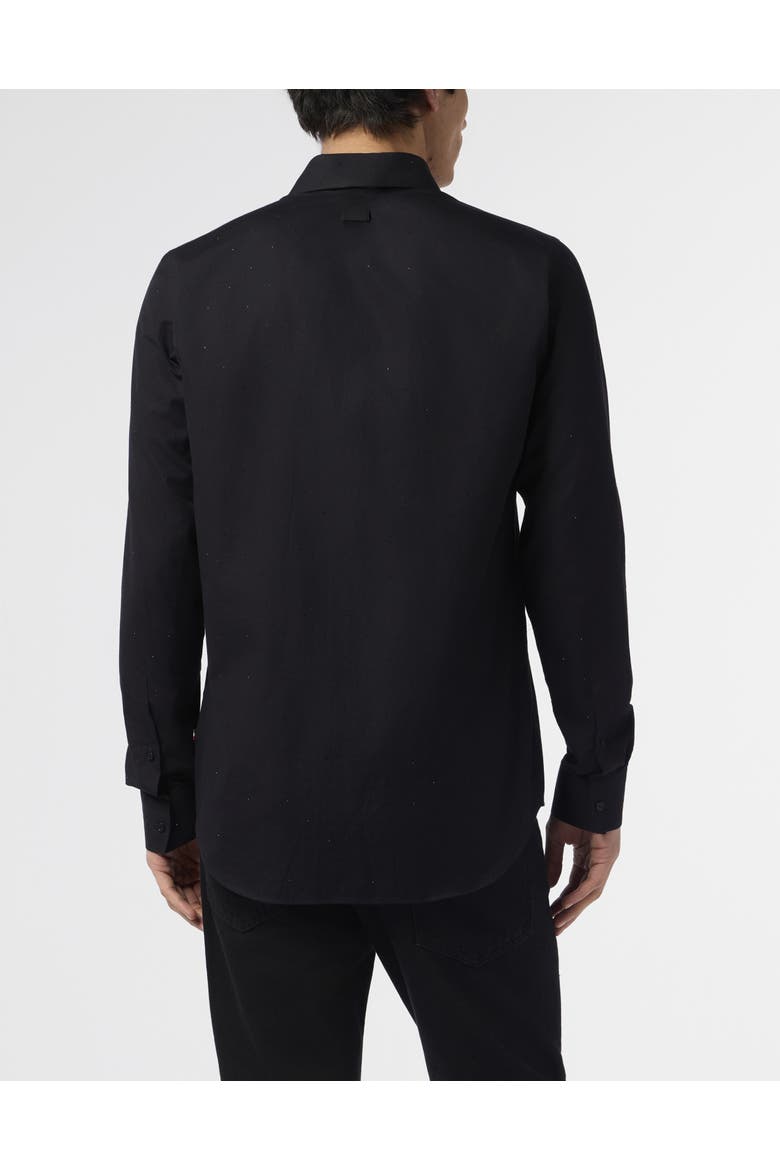 Sugar Daddy Cut Shirt All-Over Strass Men, Alternate, color, black/black