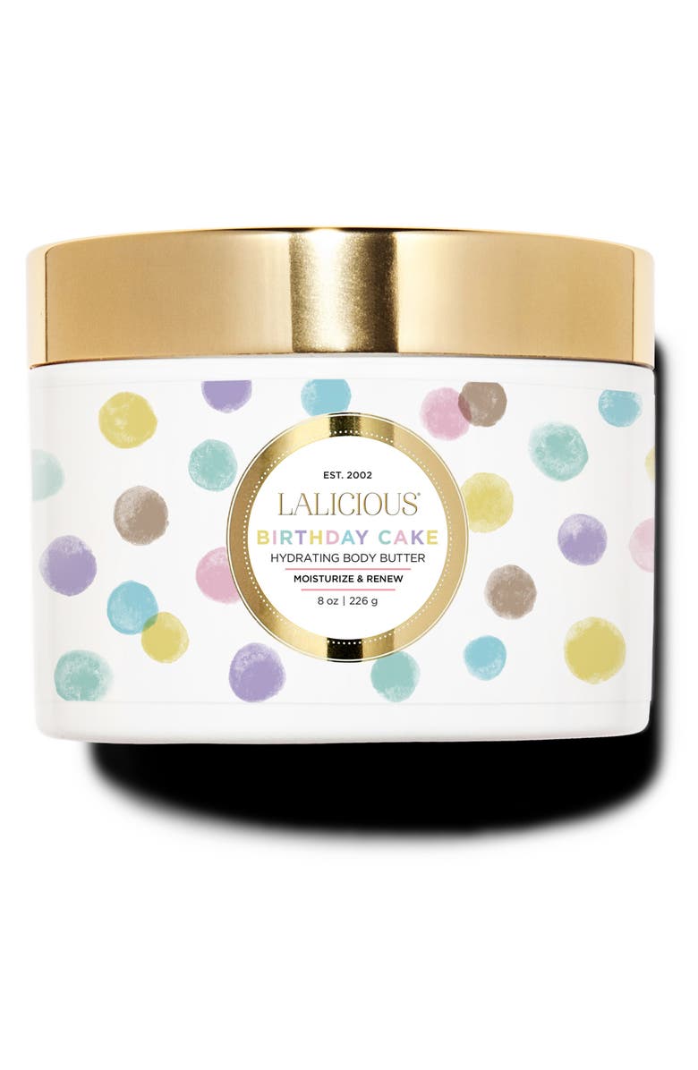 LALICIOUS Birthday Cake Hydrating Body Butter, Main, color, 