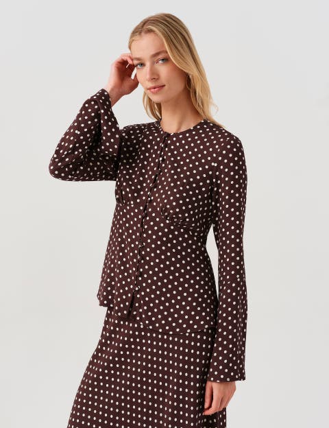 Ceaira Bell Sleeve Blouse