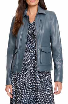 NIC+ZOE Downtown Faux Leather Jacket