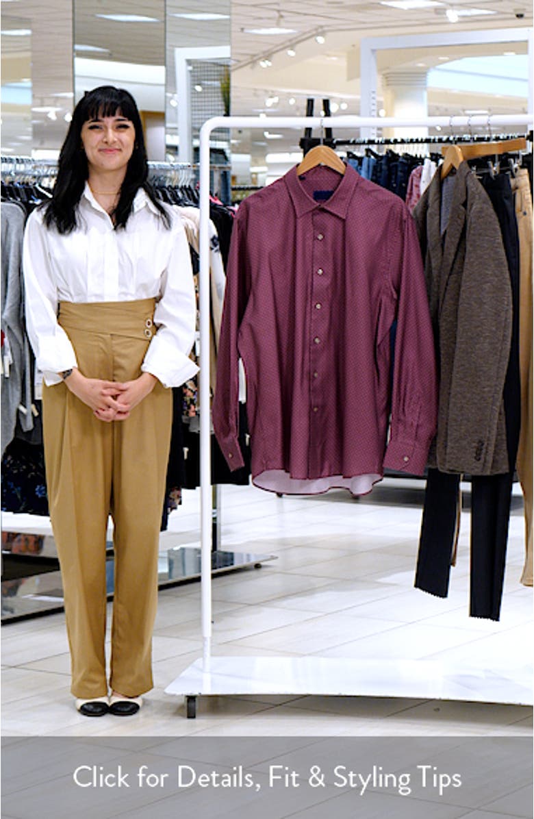 Micro Print Sport Shirt, sales video thumbnail