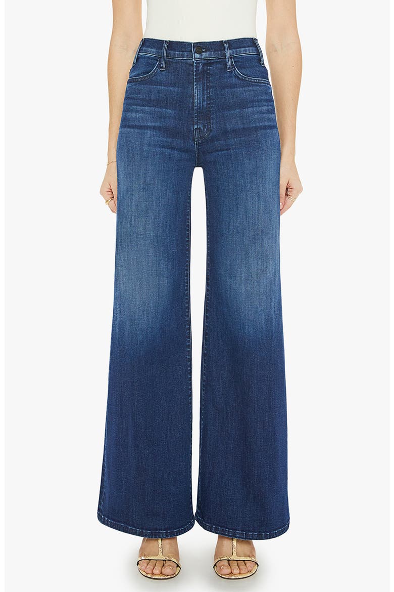 The Hustler Roller Sneak Jeans, Main, color, MINT CONDITION