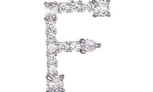 Adornia Mixed Crystal Initial Pendant Necklace
