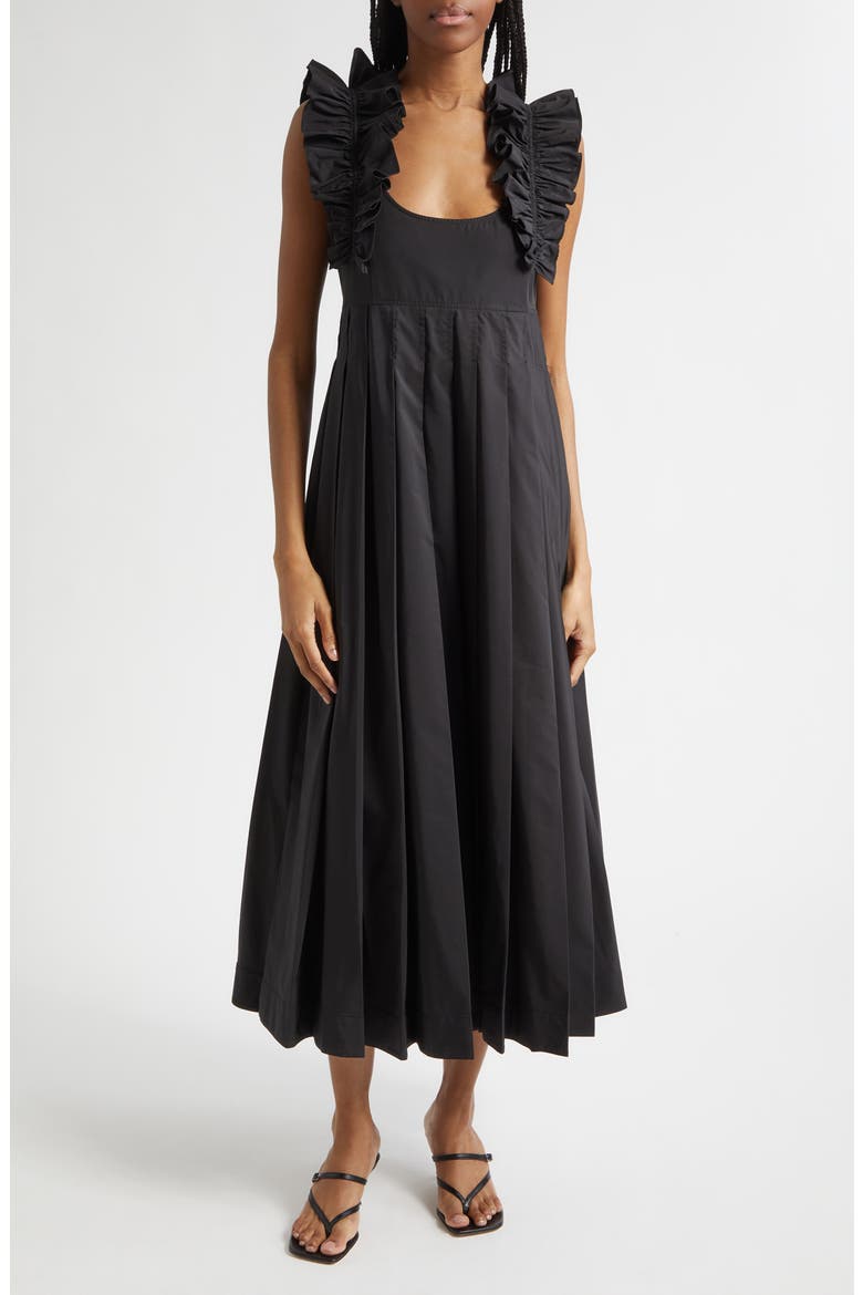 Jazmine A-Line Dress, Main, color, BLACK