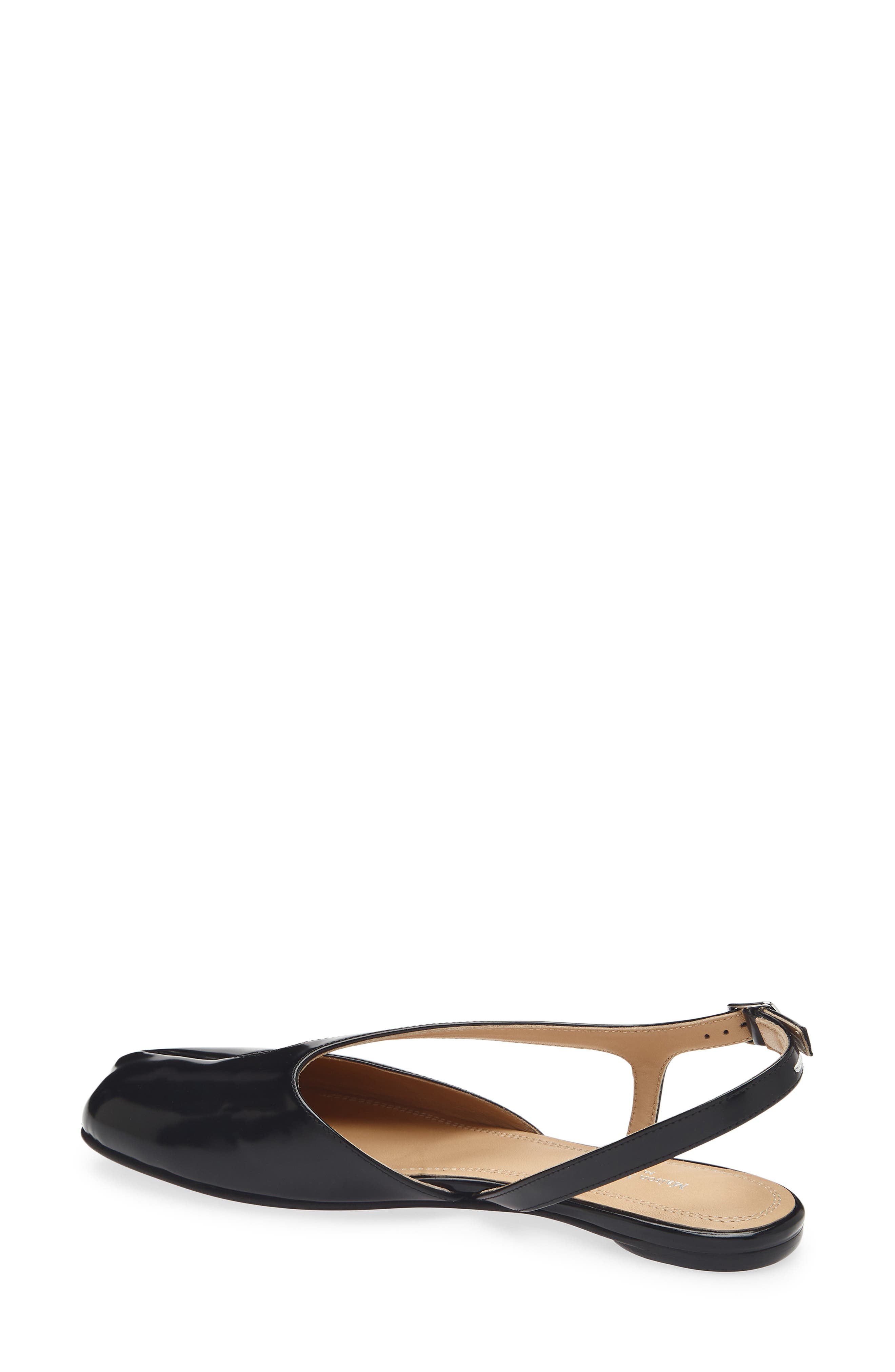 Maison Margiela Tabi Slingback Flat, Alternate, color, Black