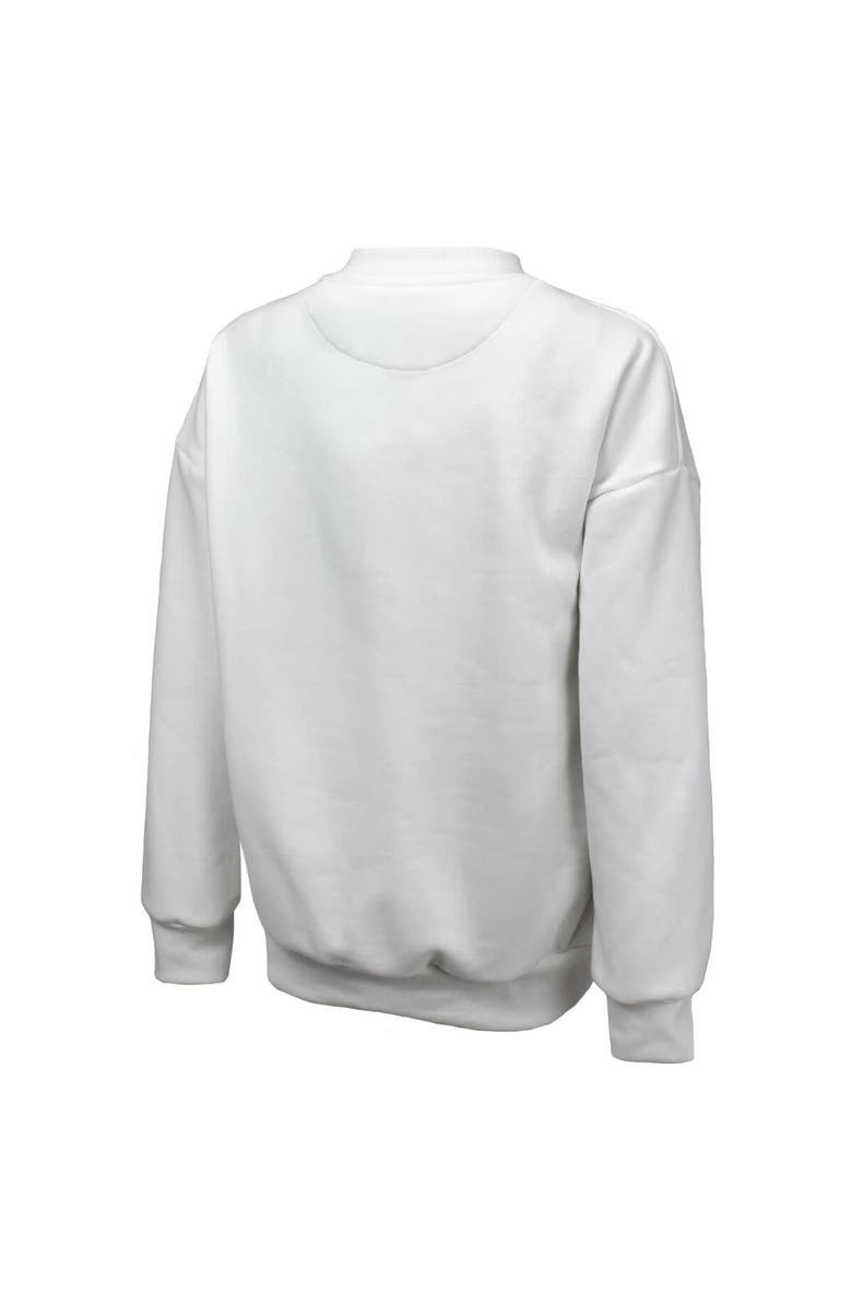 Majestic Threads Women's Majestic Threads White Indiana Pacers Classic Tri-Blend Pullover Sweatshirt, Alternate, color, White