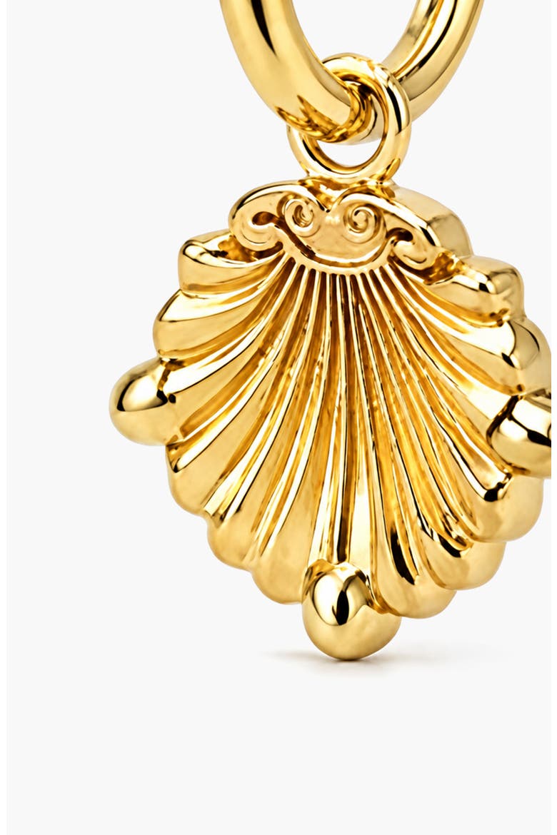 Conquela Midi Hoops In Gold, Alternate, color, Gold